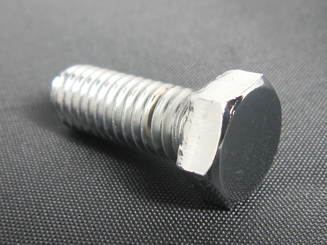 (image for) M12 X 1.50 X 55 POLISHED HEX CHROME 35MM THREAD