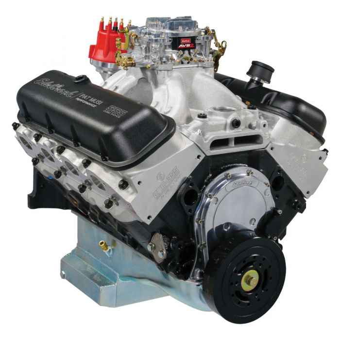 (image for) P/N 49550 Edelbrock/Musi 555 carbureted Crate Engine - Click Image to Close