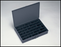 (image for)  ADJUSTABLE COMPARTMENT METAL BOX WITH CATCH AND TWELVE DIVID - Click Image to Close