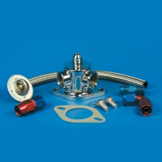 (image for) Thermostat Kit-Stainless Steel SB & BB Chevy 3/4" Npt Fittings - Click Image to Close