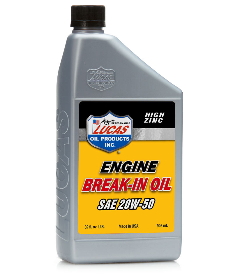 (image for) SAE 20W-50 BREAK IN OIL 1 QUART