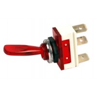 (image for) #11-110 RED SINGLE POLE / 12V OFF-ON / 20AMP - Click Image to Close