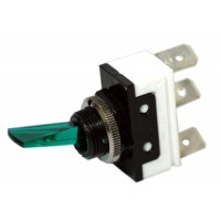(image for) #11-116 GREEN SINGLE POLE / 12V OFF-ON / 20AMP - Click Image to Close