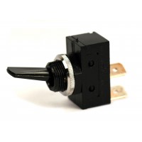 (image for) #11-123 ON-OFF-ON BLACK LEVER SWITCH 12V 20AMP