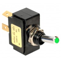 (image for) #12-146 GREEN 12V OFF-ON / 15AMP - Click Image to Close