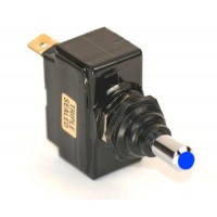 (image for) #13-148 OFF-ON ILLUM BLUE TIP SWITCH TRIPLE SEALED 12V 15AMP - Click Image to Close