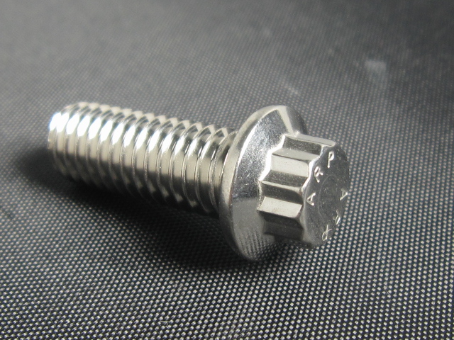 (image for) ARP 1/4-20 12PT STAINLESS STEEL FLANGE BOLT,5/16 WRENCHING,.520 FLANGE + OR - .005,BOLTS ARE PARTLY THREADED UNLESS NOTED. - Click Image to Close