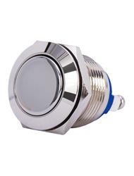 (image for) #FR1301 Stainless Steel Push Button Switch Flat