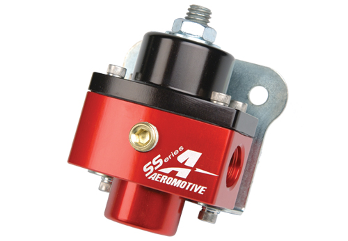 (image for) #AERO13201 CARBURATED SS ADJUSTABLE REGULATOR BILLET 2-PORT AN-6 - Click Image to Close