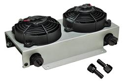 (image for) Derale 13740 Hyper-Cool Remote Fluid Coolers with Fan Kits - Click Image to Close