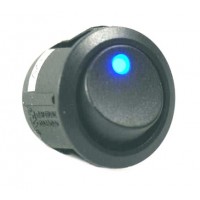 (image for) #14-234 OFF-ON SP 20 AMP ROUND ROCKER W/BLUE DOT