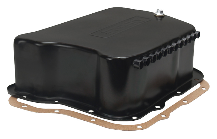 (image for) #DP14210 BLACK TRANS PAN, DODGE A518/518/727, 46 & 47RE/RH