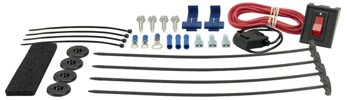 (image for) #DP16745PLASTIC ROD MOUNTING KIT W/MOUNTING FEET - Click Image to Close