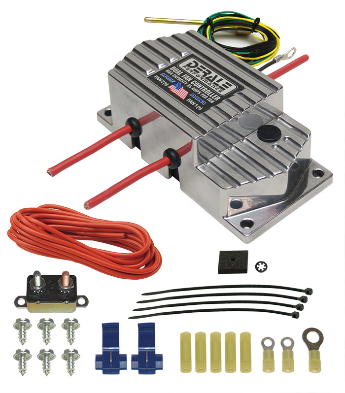 (image for) #DP16788 HIGH AMP DUAL ADJUSTABLE FAN T-STAT, PUSH-IN PROBE - Click Image to Close