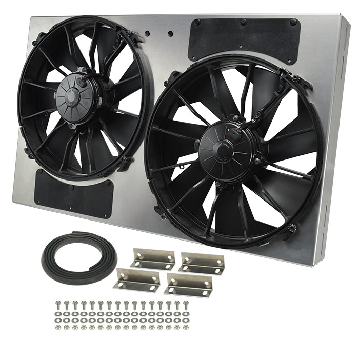 (image for) #DP16836 Dual RAD Fan/Aluminum Shroud Assembly