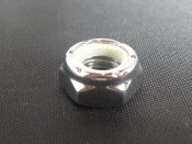 (image for) #GW27559 5/8-18 thin nylon jam nut chrome