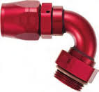 (image for) -10 30º Double Swivel Hose End to -10 ORB - Aluminum - Click Image to Close