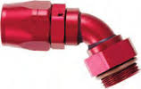 (image for) -12 60º Double Swivel Hose End to -12 ORB - Aluminum