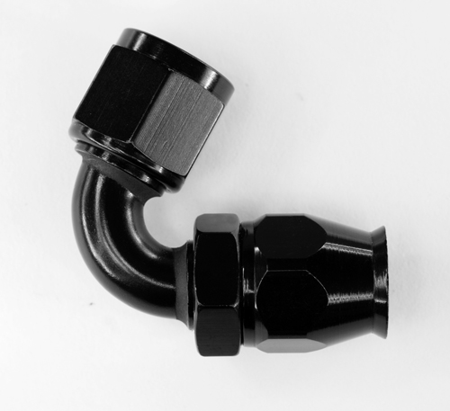 (image for) -6 120 DEG PTFE BLACK FITTING