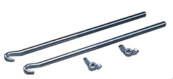 (image for) #21982 3/8 x 10" BATTERY HOLD DOWN BOLTS PAIR - Click Image to Close
