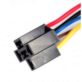 (image for) 12 VOLT RELAY SOCKET WITH WIRES