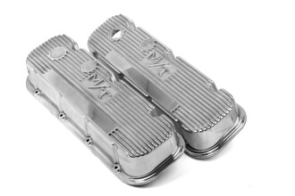 (image for) #HOL241-84 M/T Valve Covers B/B Chevy Engines - Polished