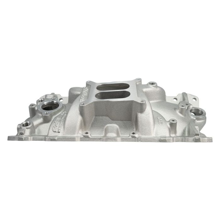 (image for) edelbrock Performer EPS Intake Manifold for 1955-86 262-400 Small-Block Chevrolet V8, Accepts a 4150-Style Square-Bore Carburetor. Non-EGR.