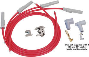 (image for) Super Conductor Spark Plug Wire Set,8 Cyl Multi-Angle Plug, Sock