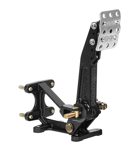 (image for) Adjustable Ratio Brake Pedal - Dual MC - Floor Mount - 5.25-6:1