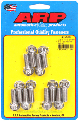 (image for) #ARP400-1206 3/8" X .750 DRILLED SS 12 PNT HEADER BOLT KIT 12PCS