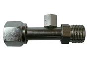 (image for) # 8 Inline Fitting with 3/8" - 24 Thread Female Port