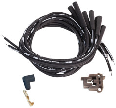 (image for) #5550 MSD Wire Set,Street Fire, Multi-Angle plug, HEI, Universal