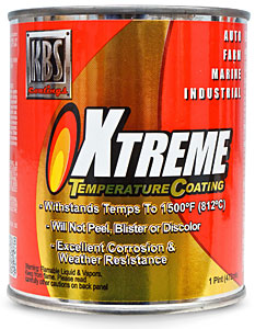 (image for) PINT JET BLACK Xtreme Temperature Coating - Click Image to Close