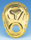 (image for) #M65501 SB CHEVY GOLD TIMING COVER - Click Image to Close