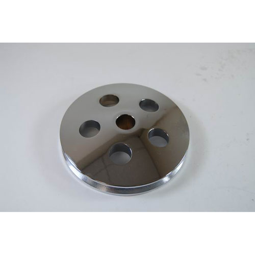 (image for) #R3722POL TYPE II POWER STEERING PUMP PULLEY - CHROME - Click Image to Close