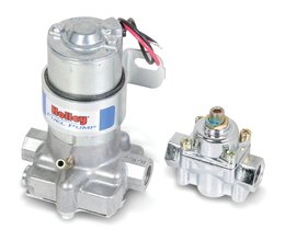 (image for) 110 GPH Blue® Electric Fuel Pump With Regulator Marine Carbureted Applications Compatible with Gasoline Only - Click Image to Close
