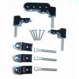 (image for) #T42702 B/B BRACKET , HORIZONTAL BLACK 6PC - Click Image to Close