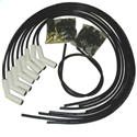 (image for) 8mm Spiro-Pro Ignition Wire Set Spiro-Wound Ceramic Boot Universal Fit 8 cyl. 135 deg. Black
