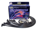 (image for) 8mm Spiro-Pro Ignition Wire Set Spiro-Wound Race Fit 90 deg. HEI Small Block Chevy Under Headers Black - Click Image to Close