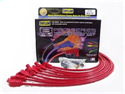 (image for) 8mm Spiro-Pro Ignition Wire Set Spiro-Wound Race Fit 135 deg. DSI Small Block Ford Over Valve Cover Red