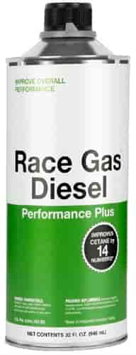 (image for) RACE GAS DIESEL PERFORMANCE PLUS 32oz - Click Image to Close