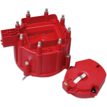 (image for) #8416 Distributor Cap and Rotor, GM HEI Distributor, Red