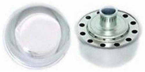 (image for) #R9171 CHROME PUSH-IN PCV BREATHER CAP 2 3/4" DIA WITH 3/4 NECK - Click Image to Close