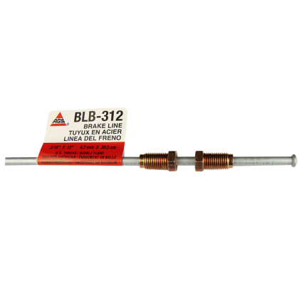 (image for) British Steel Brake Line 3/16 x 12 - Click Image to Close