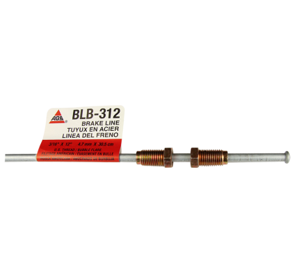 (image for) British Steel Brake Line 3/16 x 12