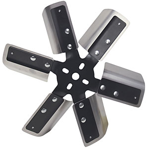 (image for) #DP17013 13" HD STAINLESS STEEL FLEX FAN, BLACK HUB - Click Image to Close