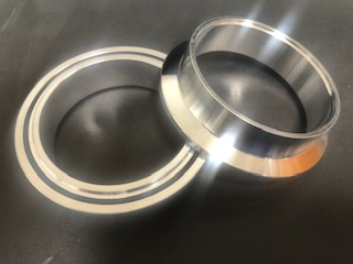 (image for) 2-1/2" V-Band Flanges (Female+Male) - Aluminum