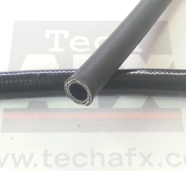 (image for) -6 FLAT WRAP BLACK TEFLON HOSE PER FOOT