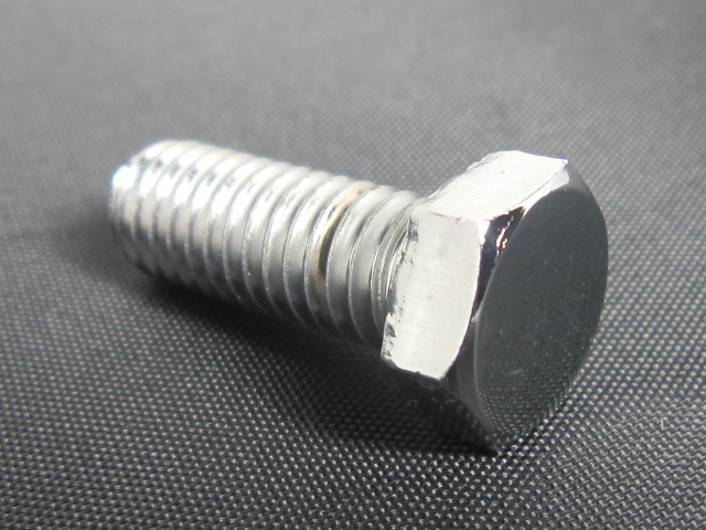 (image for) M8 X 1.25 X 30 POLISHED HEX CHROME FULL THREAD