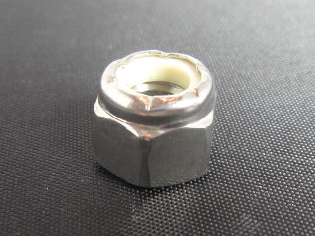 (image for) M10 X 1.50 NYLON LOCKNUT STAINLESS 18-8